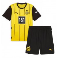 Camiseta Borussia Dortmund Donyell Malen #21 Primera Equipación para niños 2024-25 manga corta (+ pantalones cortos)